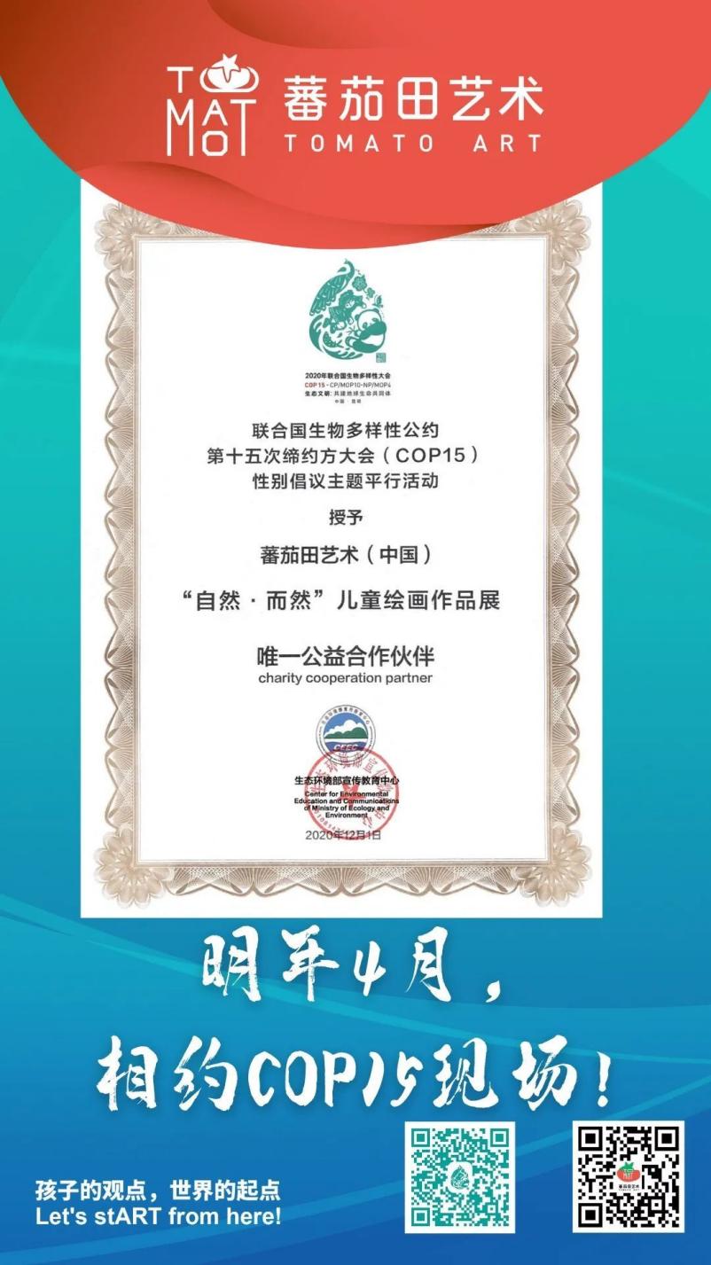 聚焦联合国cop15大会蕃茄田艺术用爱守护生物多样性
